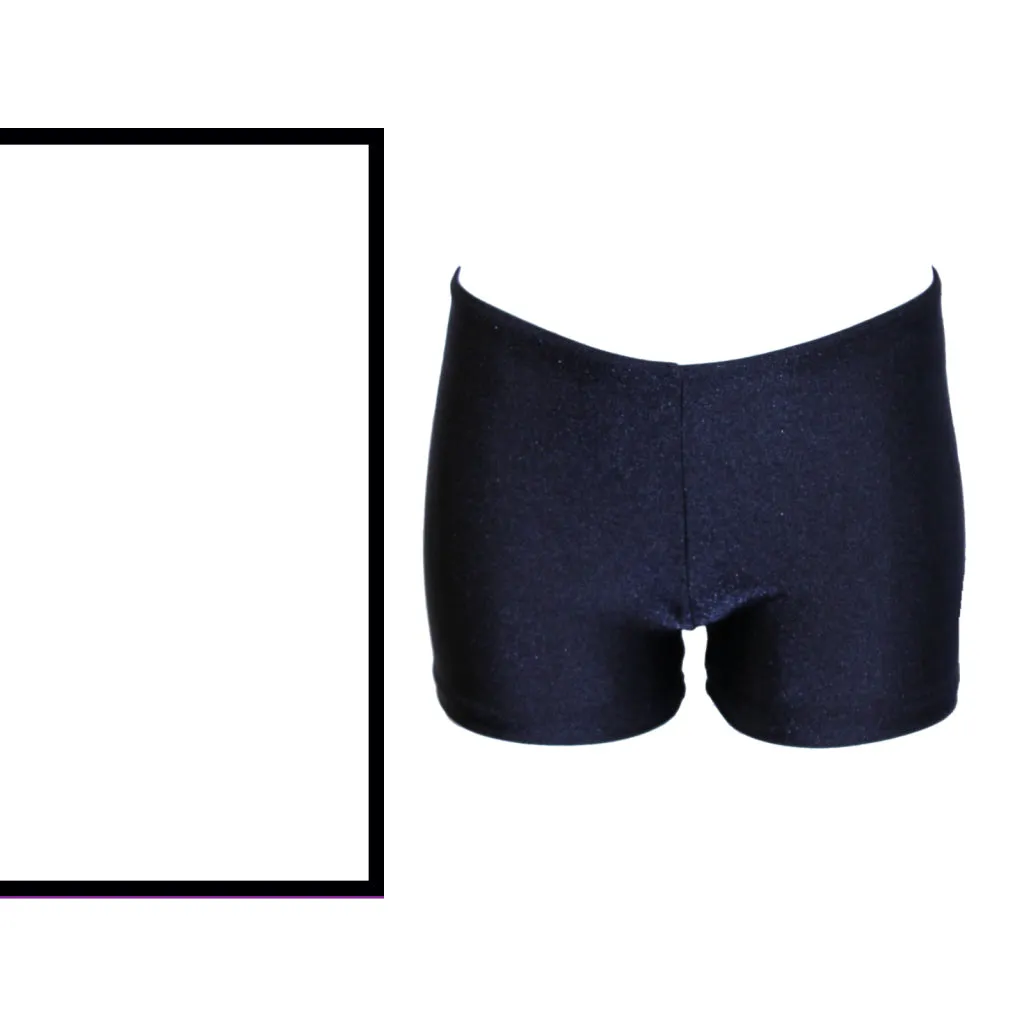 SALE - JODIE - NYLON LYCRA HIPSTER HOTPANTS / SHORTS