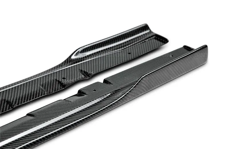 Seibon MB Style Carbon Fiber Side Skirts (Pair) - Subaru WRX/STI 15-16