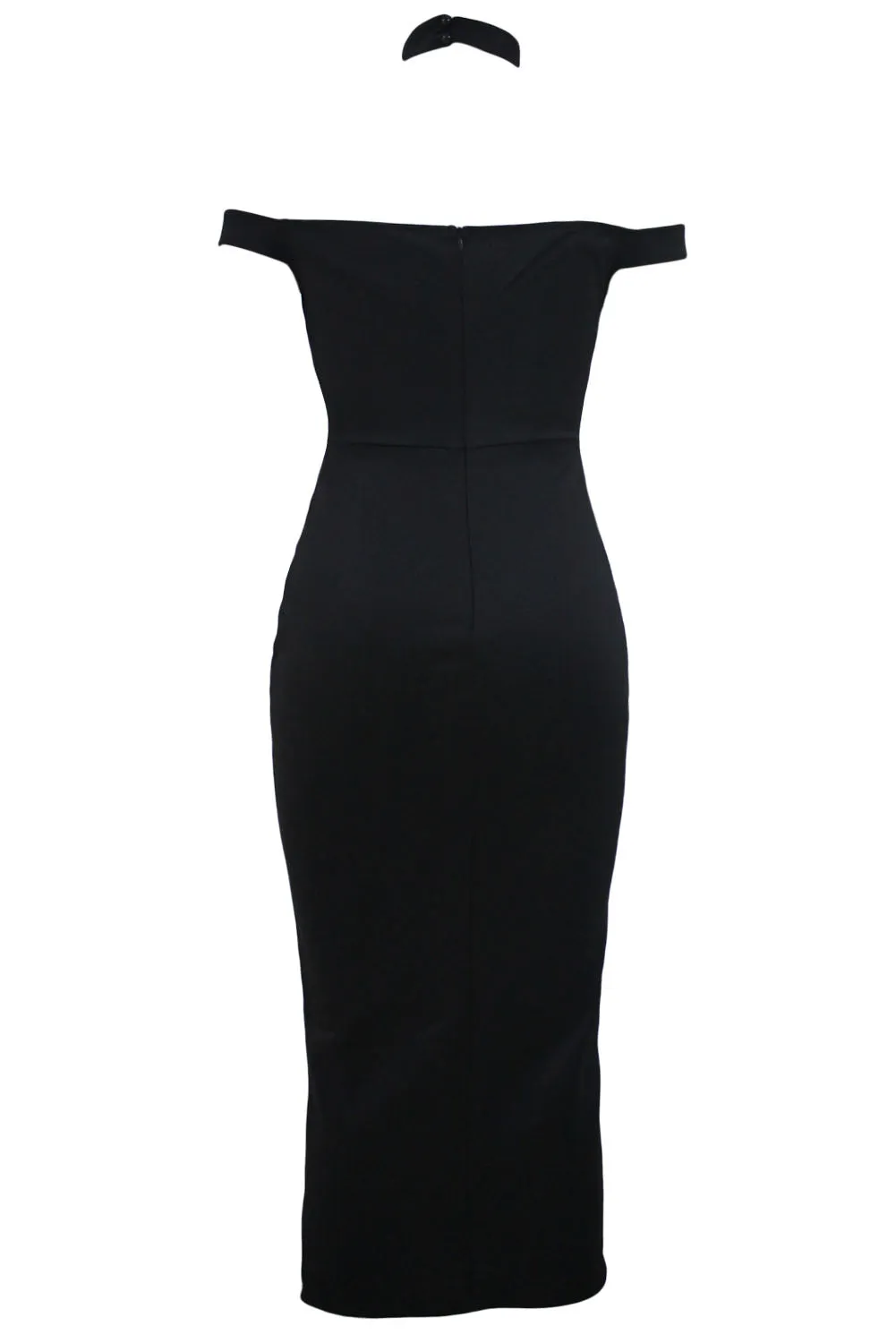 Sexy Black Luxurious Long Party Dress with Choker
