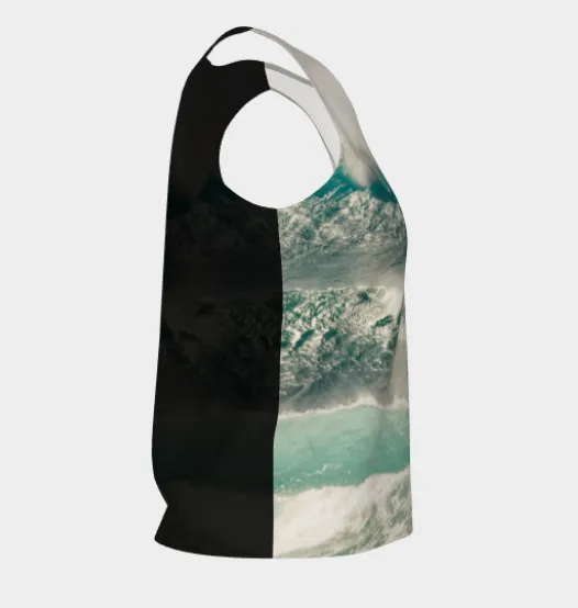 Shiny Waves Tank (Long Fit)