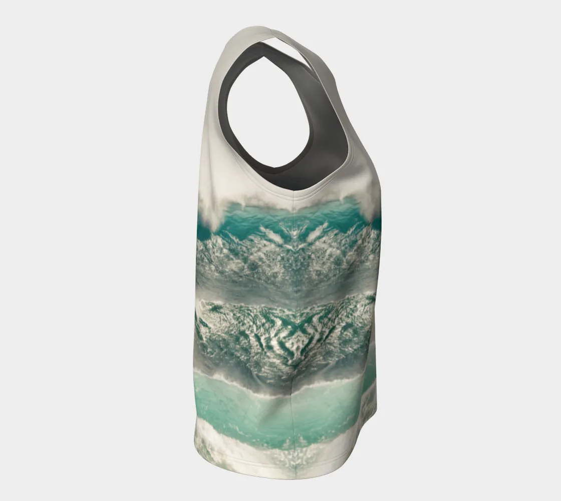 Shiny Waves Tank (Long Fit)
