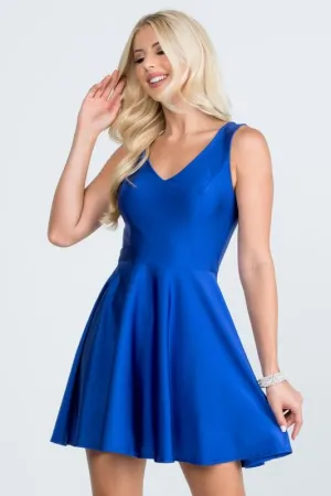 Sleeveless Dalia Fit and Flared Mini Dress
