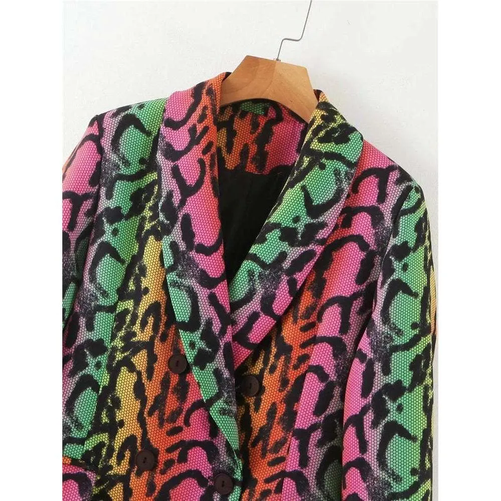 SNAKE PRINT COATS