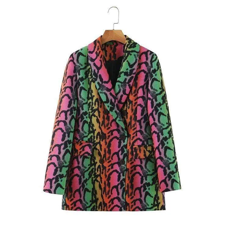 SNAKE PRINT COATS