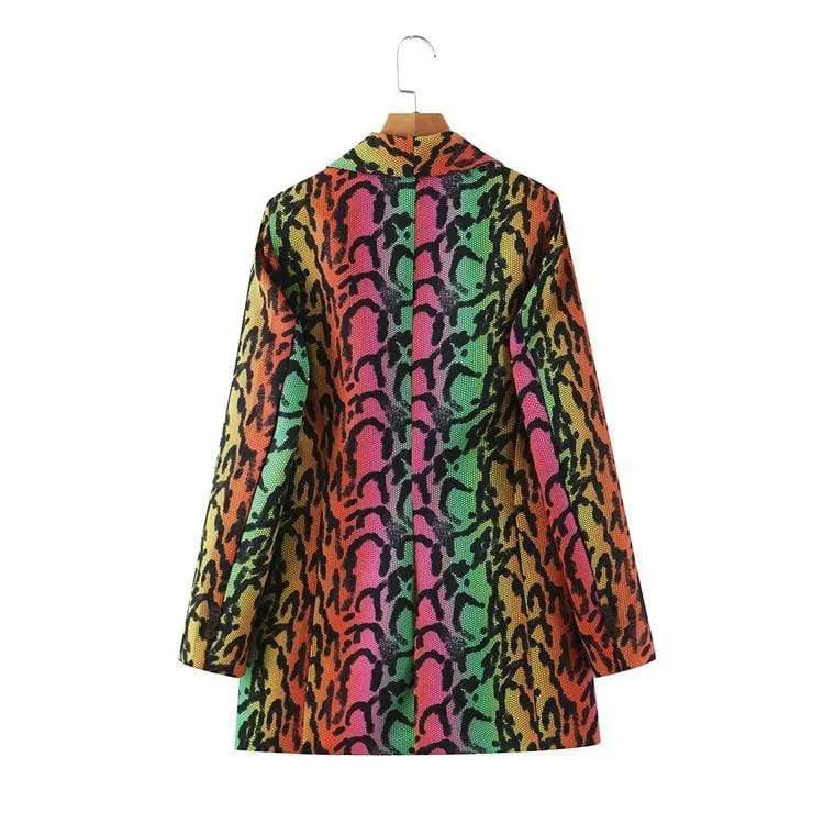 SNAKE PRINT COATS