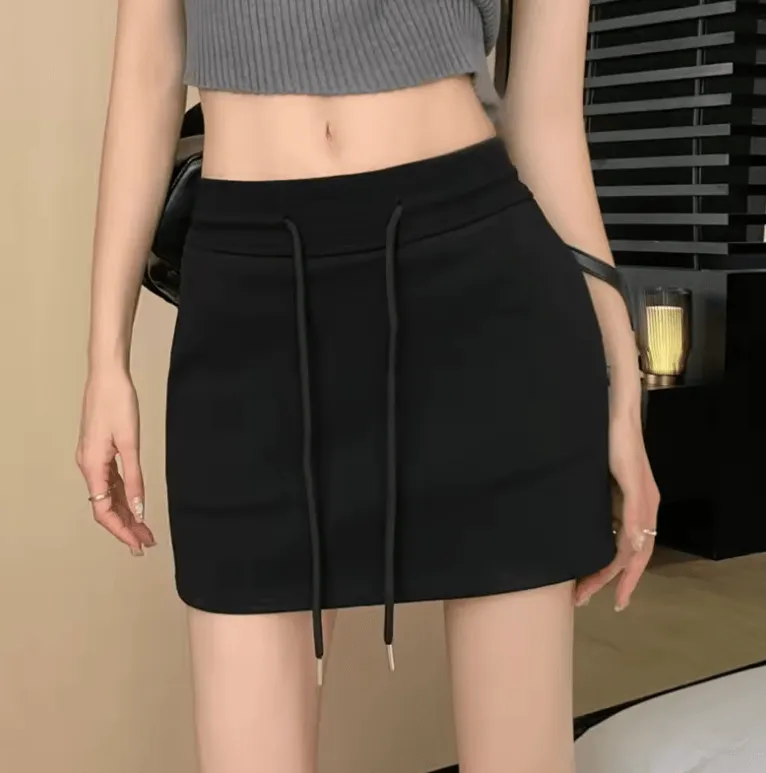 Summer Elastic Waist Mini Skirts for Women | Breathable A-Line Yoga & Running Skirts