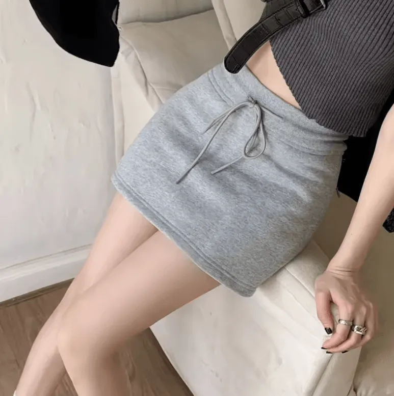 Summer Elastic Waist Mini Skirts for Women | Breathable A-Line Yoga & Running Skirts