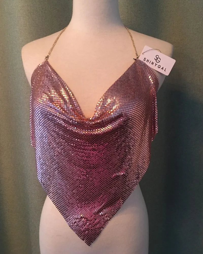 Triangle Chainmail Mini Top