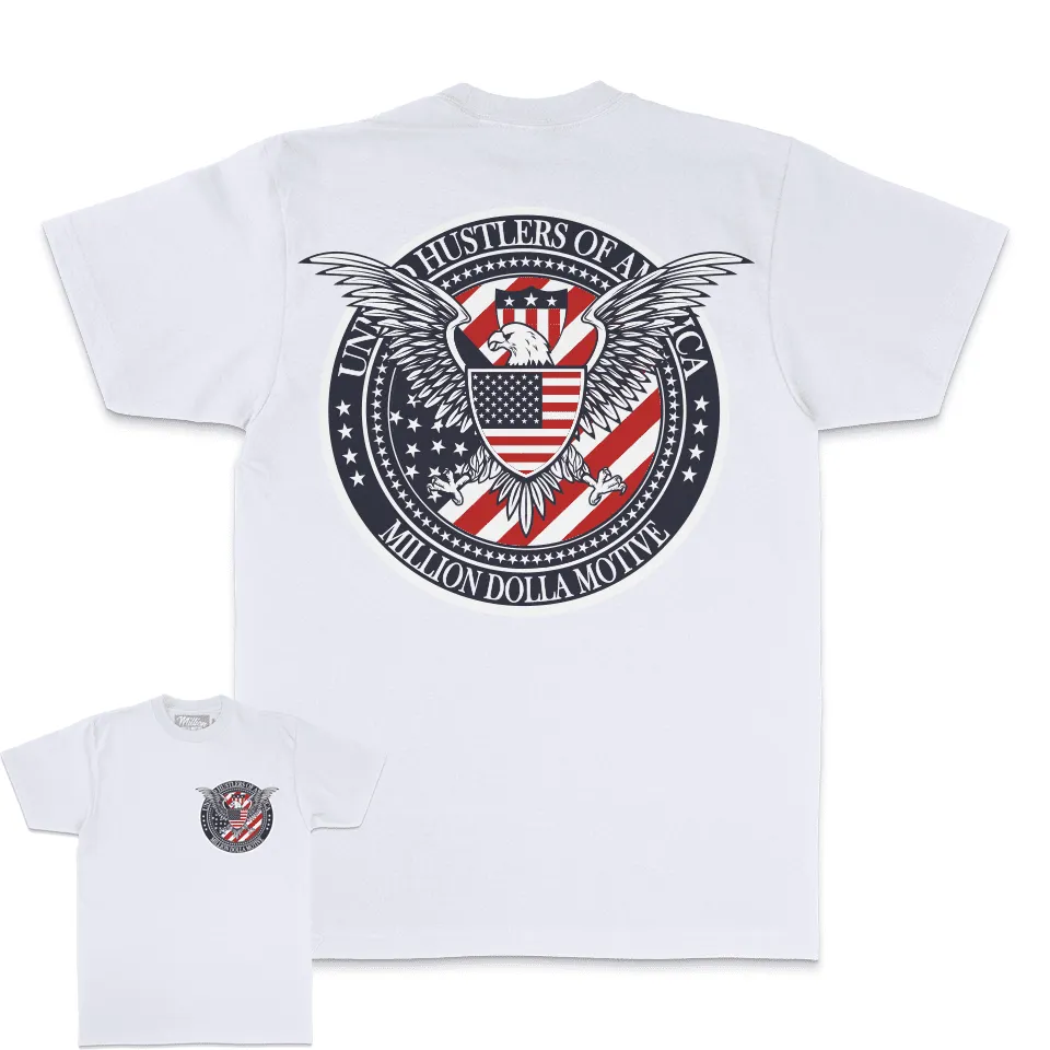 United Hustlers of America - White T-Shirt