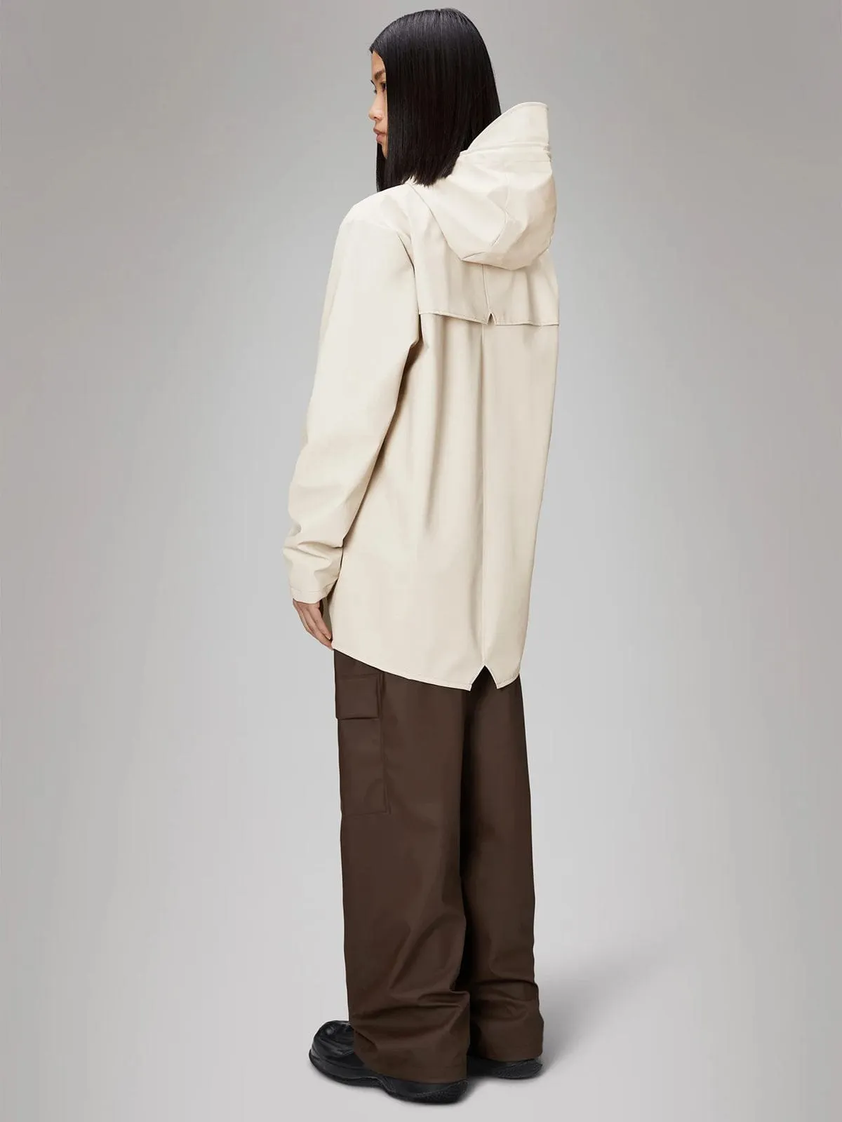 Waterproof Rain Jacket - Cream