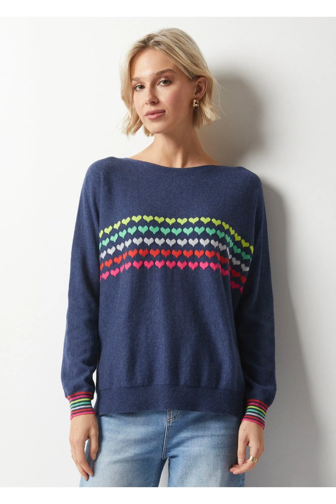 Zaket & Plover  Lovestruck Sweater  Denim