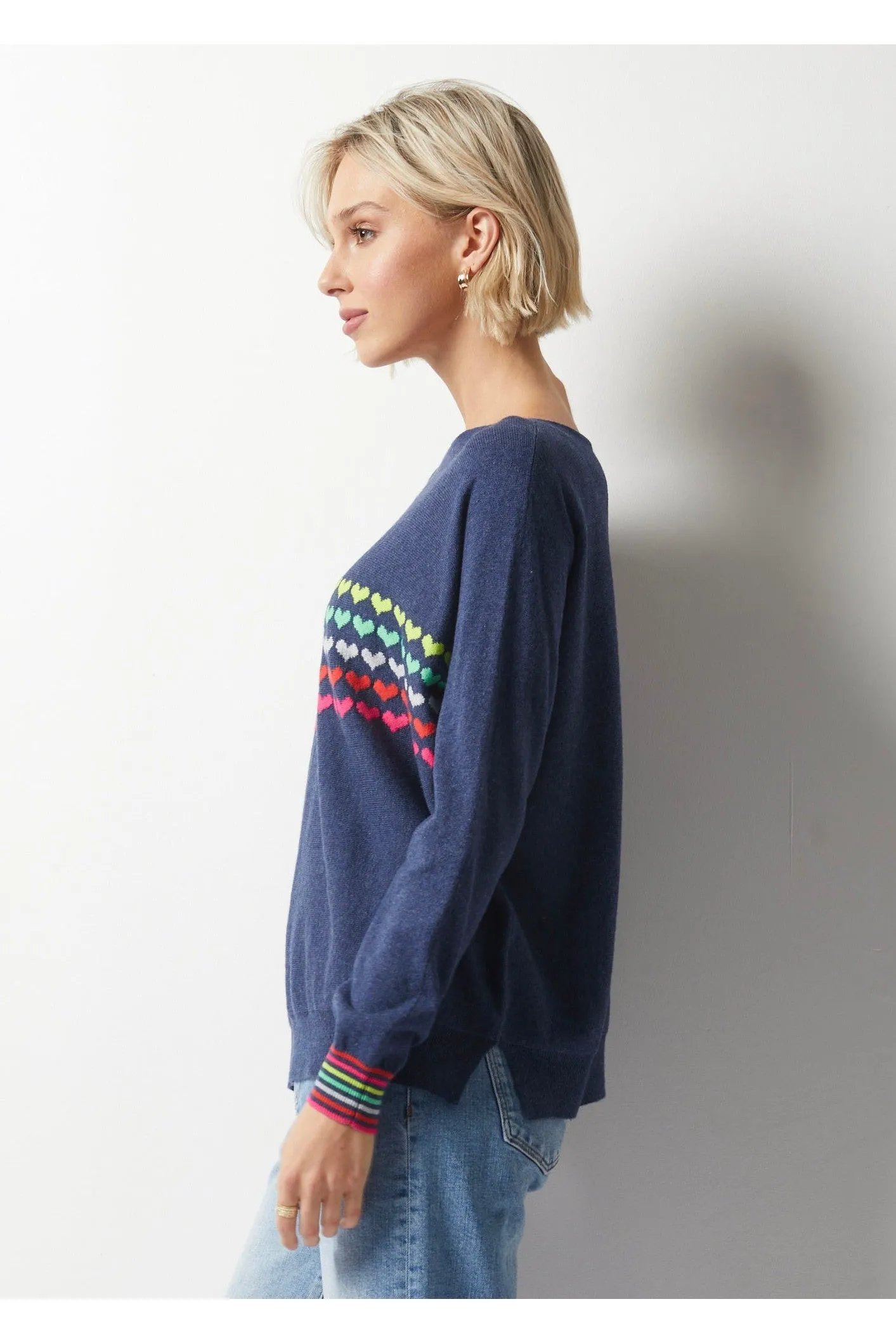 Zaket & Plover  Lovestruck Sweater  Denim